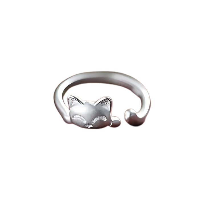 TILA – Vintage-Katzenring aus Silber