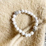 Natural Gemstone Bracelet with Paw & Heart Charm – Handcrafted Design 1