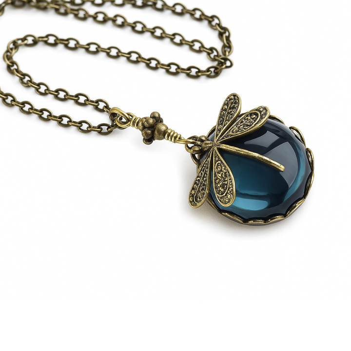 Mony – Vintage-Libellen-Halskette