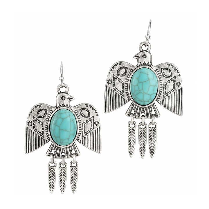 AYOLA – Silberne Boho-Vogelohrringe | Silber