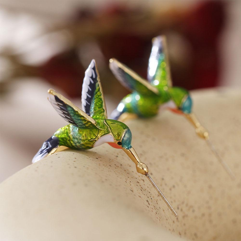 Unique Creative Hummingbird Earrings 1