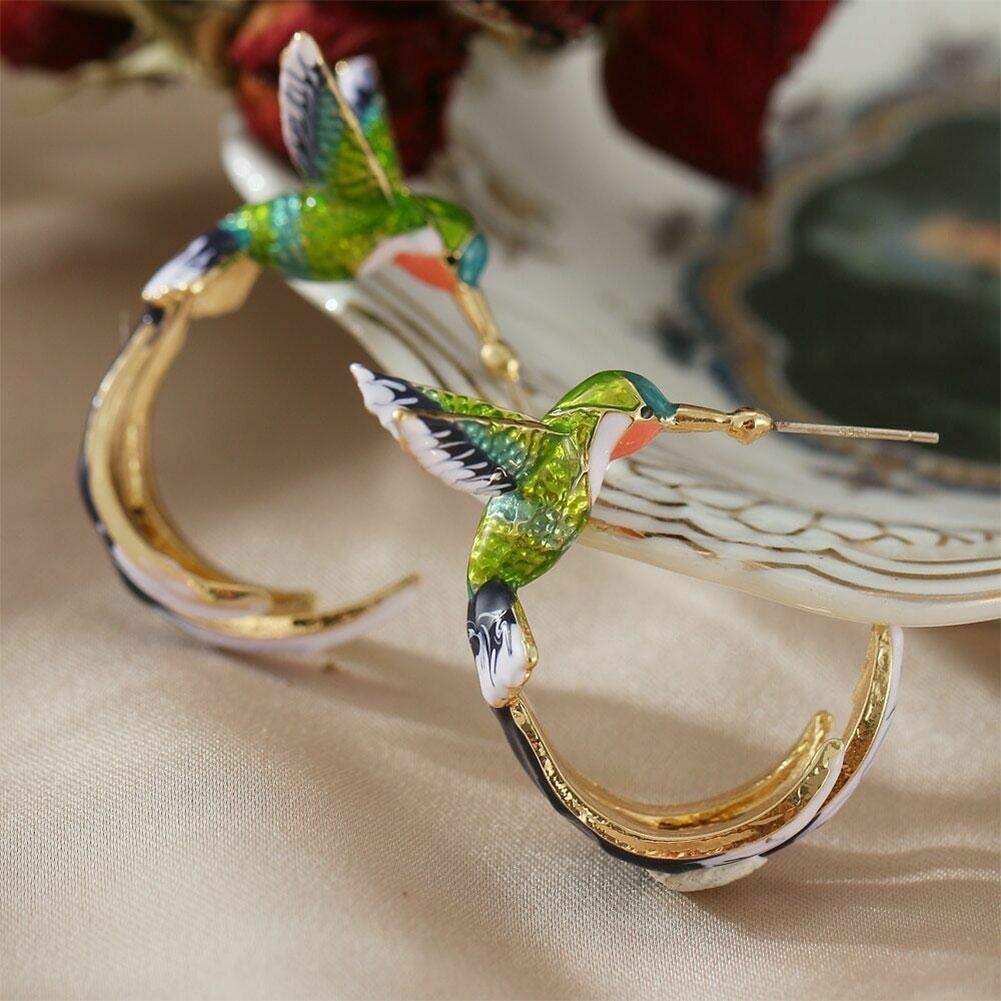Unique Creative Hummingbird Earrings 4