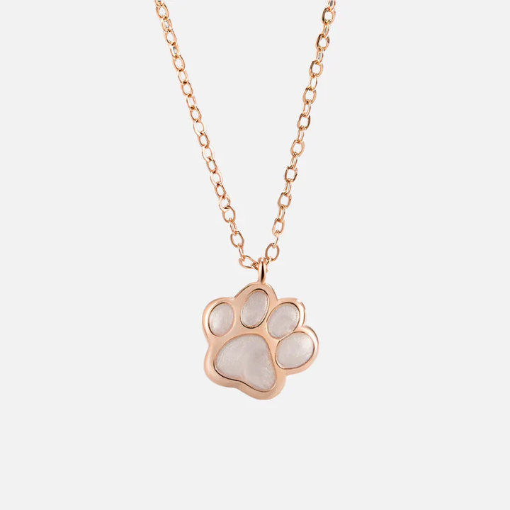 Necklace with Paw Charm 2