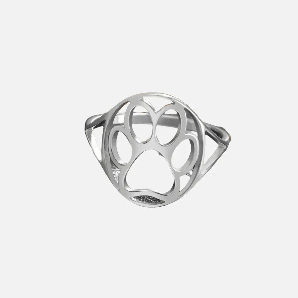 Open Paw Ring in Stainless Steel – Lightweight & Stylish 2
