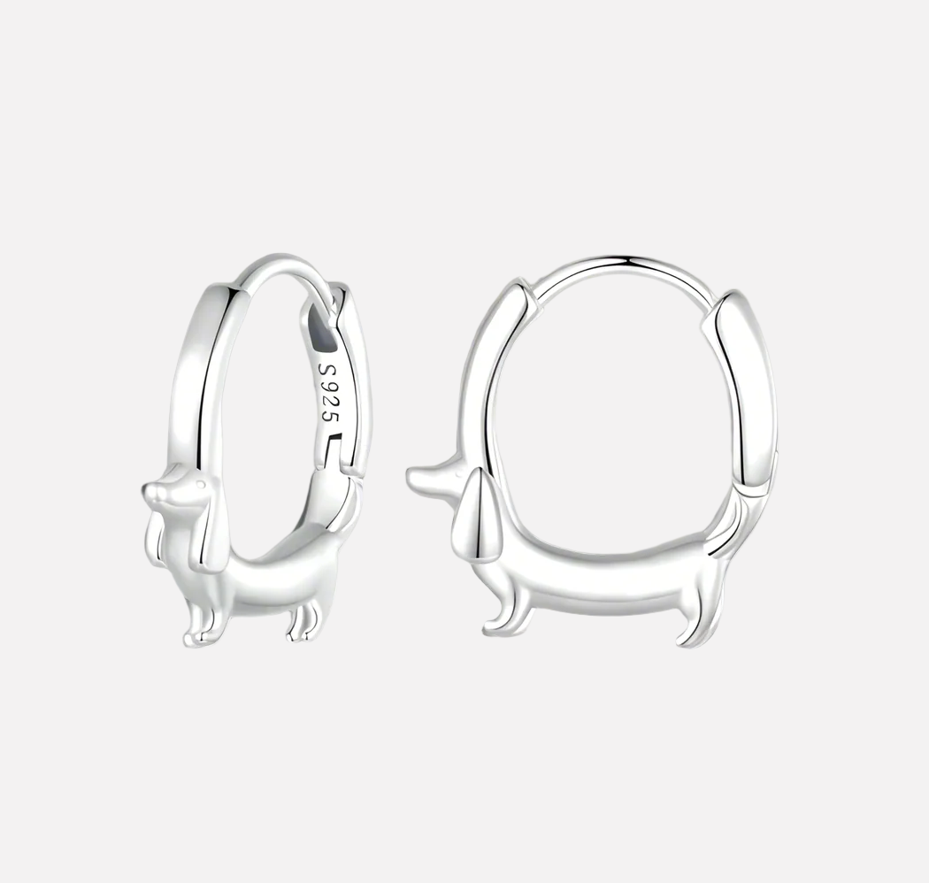 Precious Dachshund Hoops - A Pup Mom's Treasure 1