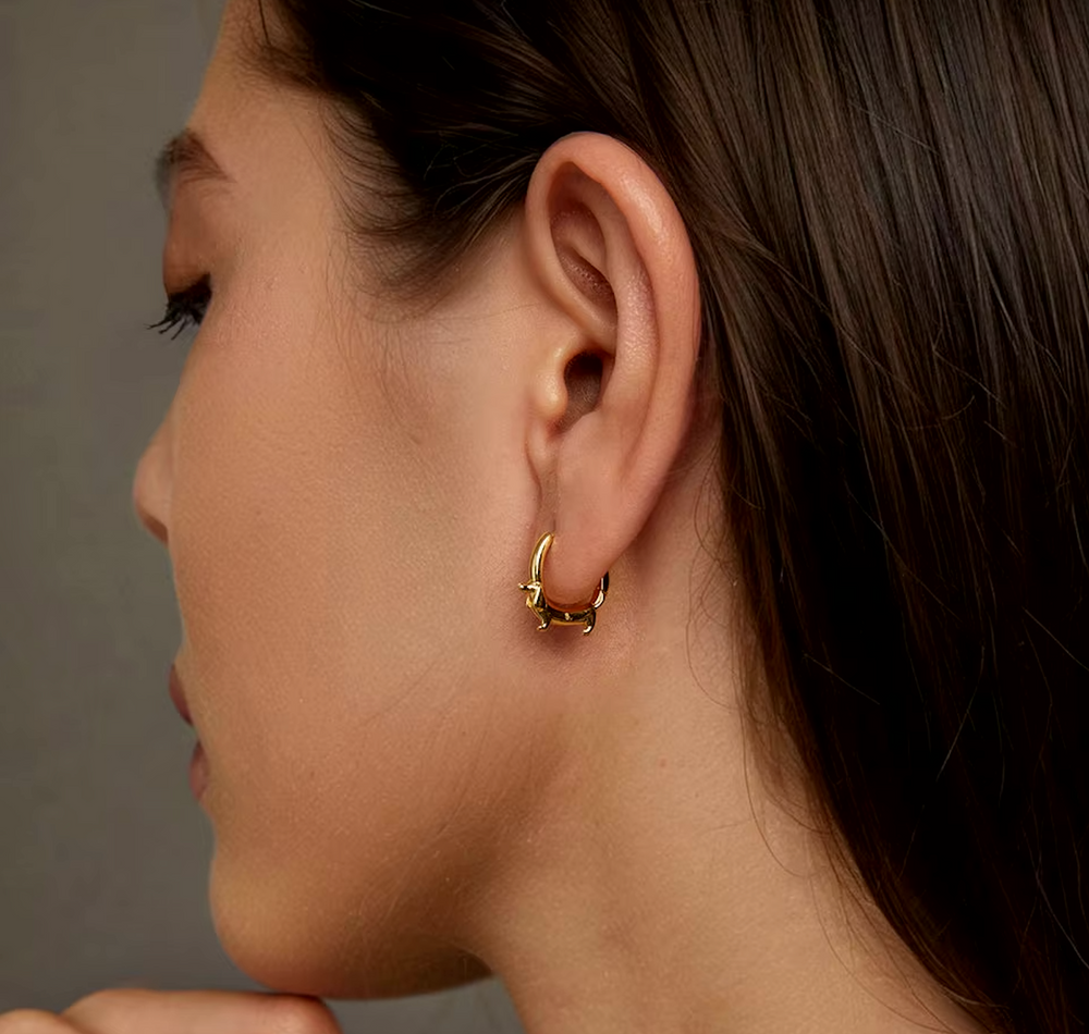 Precious Dachshund Hoops - A Pup Mom's Treasure 2