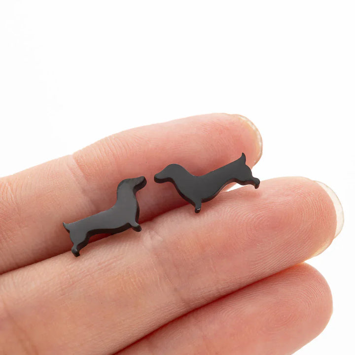 Dachshund -Bolzenohrringe 6