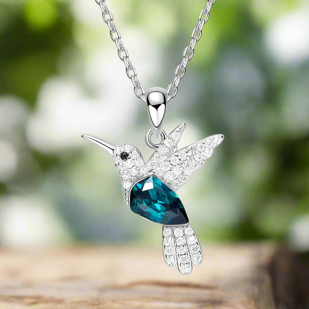 Humming Sparkle Necklace with Zirconia 1