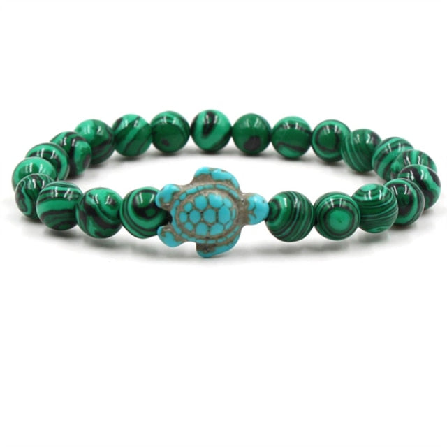 Unique Natural Stone Beads Turtle Bracelets 6
